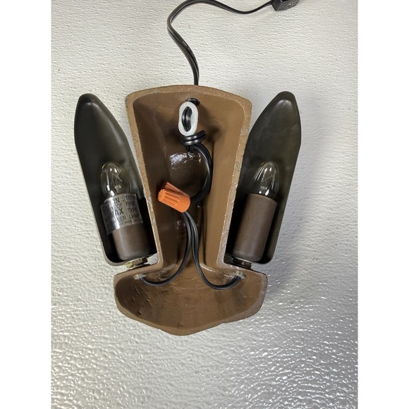 Very Unique Antique Lamp. Vintage Metal Very Heavy - Picture 7 of 16